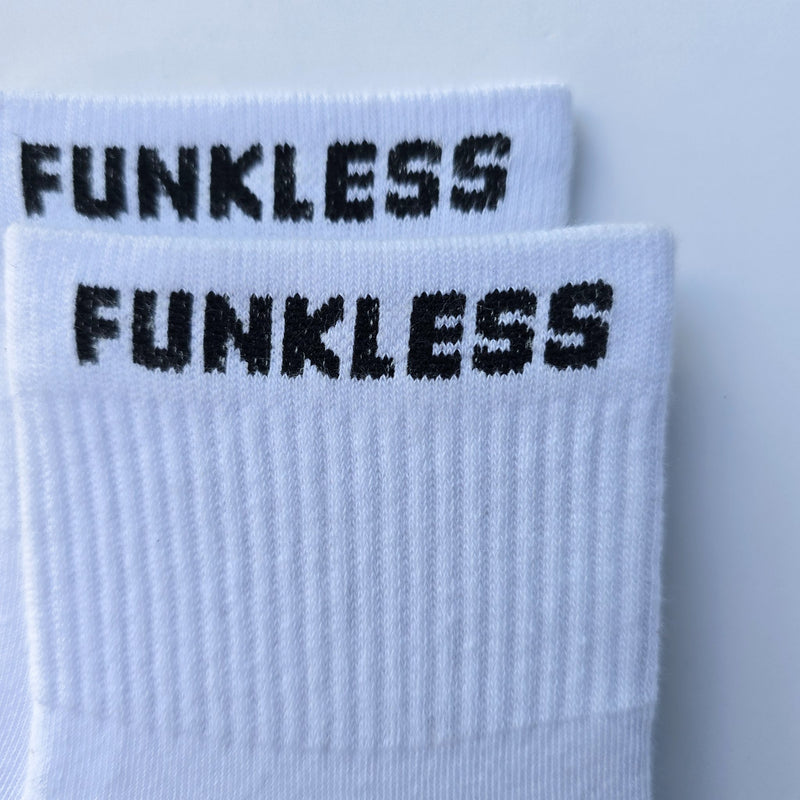 Funkless Quarter Socks - Arctic White